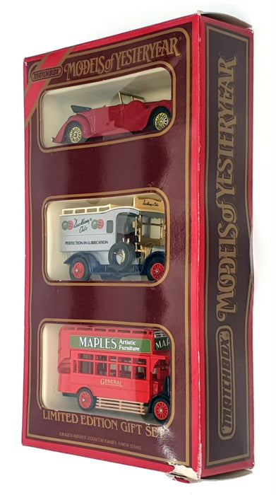 Matchbox Diecast 3 Piece Gift Set 27000 - Car Van Bus