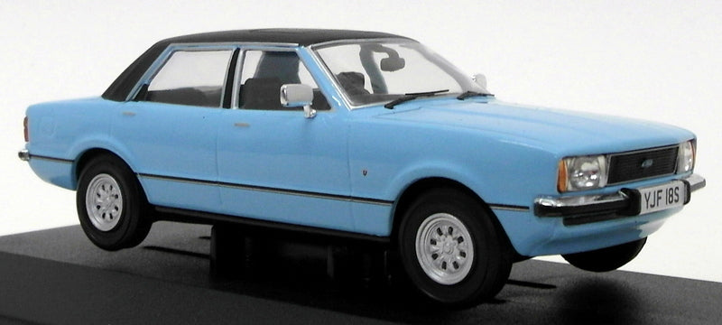 Vanguards 1/43 Scale Model Car VA11906 - Ford Cortina MkIV Ghia - Bermuda Blue