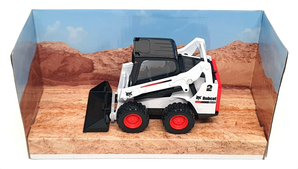Burago 10cm Long 18-31801 Bobcat S590 Skid Steer With Bucket Motorized