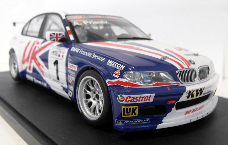 Autoart 1/18 Scale Diecast 80544 BMW 320i E46 WTCC 2005 A.Priaulx #1