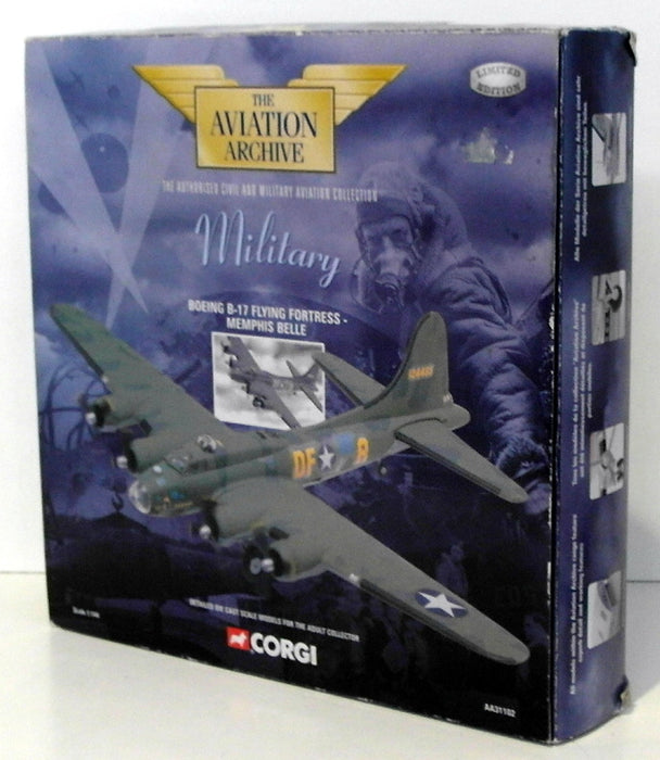 Corgi 1/144 Scale Diecast AA31102 - Boeing B-17 Flying Fortress Memphis Belle