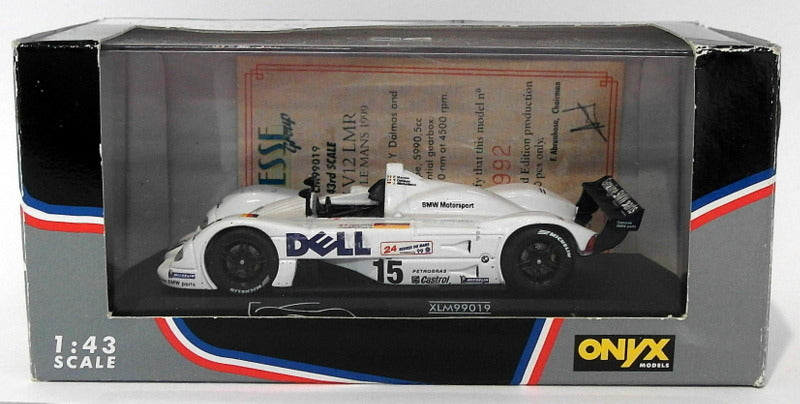 Onyx Models 1/43 Scale XLM99019 - BMW V12 LMR #15 Winner Le Mans 1999