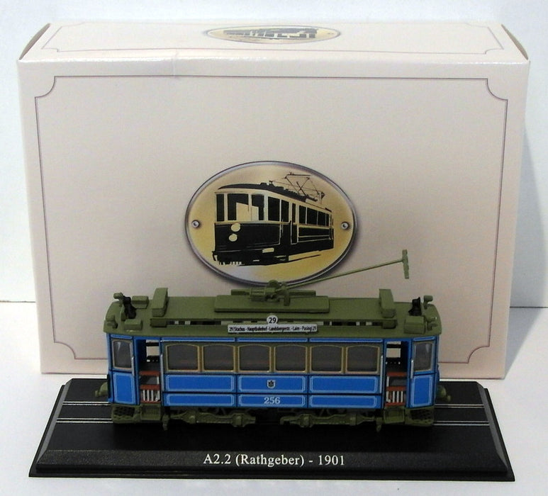 Atlas Editions 1/87 Scale Diecast  Tram 7519006 - A2.2 (Rathgeber)  - 1901