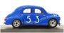 Eligor 1/43 Scale Diecast EL19422 - Renault 4CV - #53 'Bol d'Or' 1952 - Blue