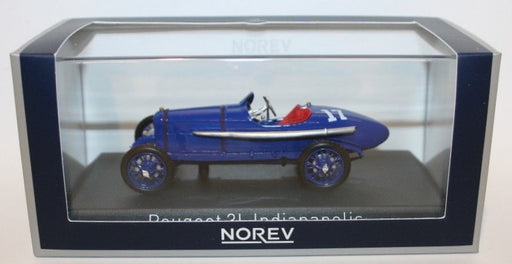 Norev 1/43 Scale Diecast 479972 - Peugeot 3L Indianapolis 1920 #17
