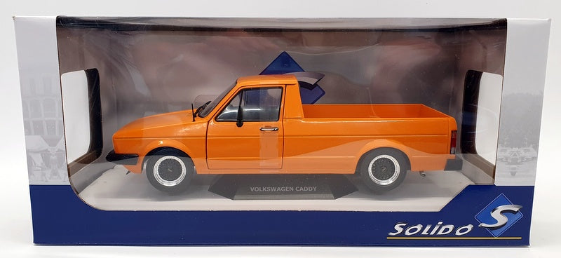 Solido 1/18 Scale Model S1803502 - 1982 Volkswagen VW Caddy MK1 Orange