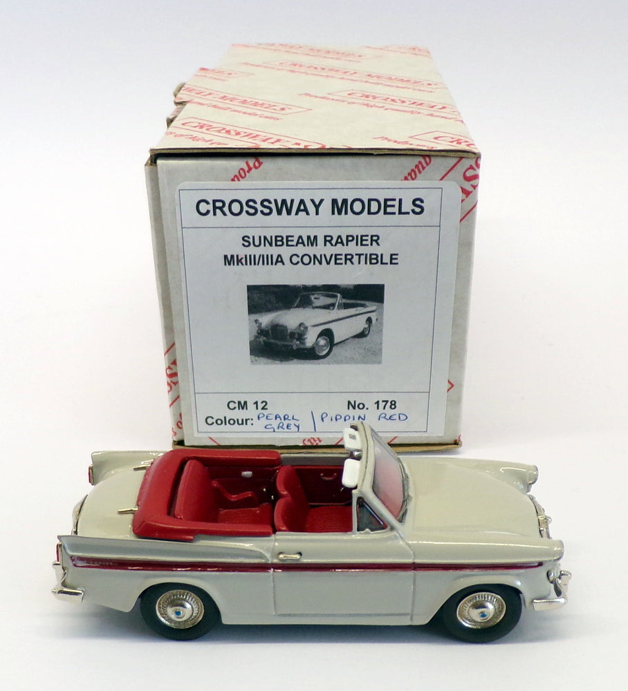 Crossway Models 1/43 Scale CM12 - Sunbeam Rapier MkIII/IIIA Convertible