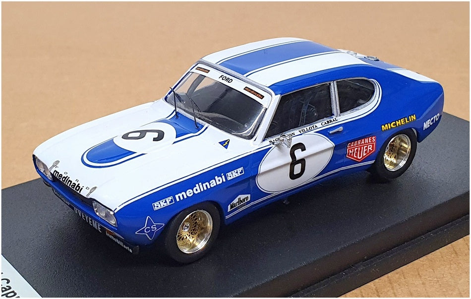 Miniature Spark 1/43 – Ford Capri RS STP 1974 – 2e à Knutstorp N°54 Bo Emanuelsson (Prévente)