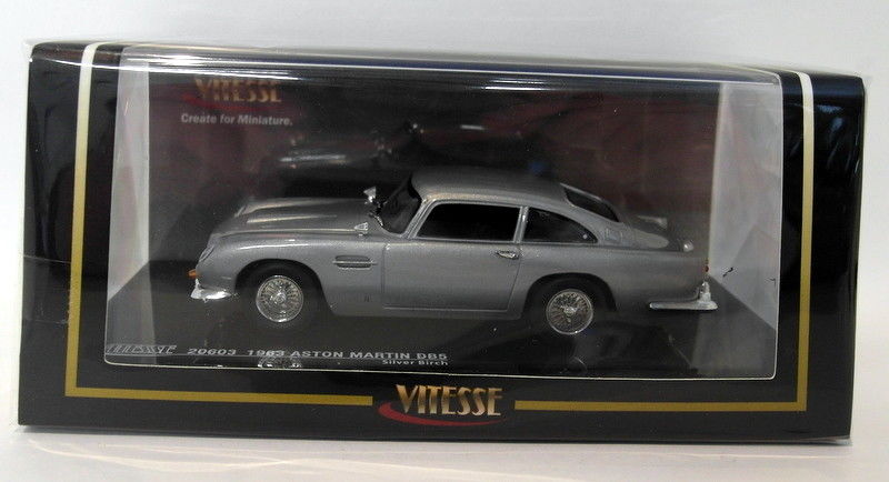 Vitesse 1/43 Scale 20603 1963 Aston Martin DB5 Birch Silver