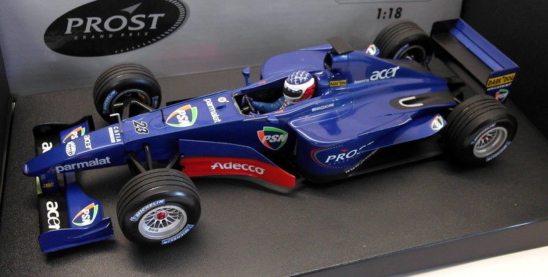 Minichamps 1/18 Scale Diecast 180 010073 Prost F1 G Mazzacane F1 Model Car