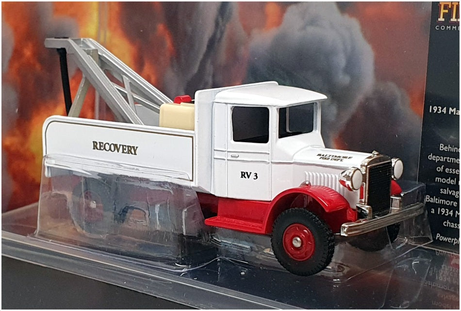 Corgi 9cm Long Diecast CS90016 - Mack Breakdown Truck - White/Red