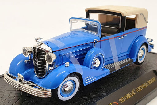 Signature 1/32 Scale Model Car 32366 - 1933 Cadillac Fleetwood Limo - Blue