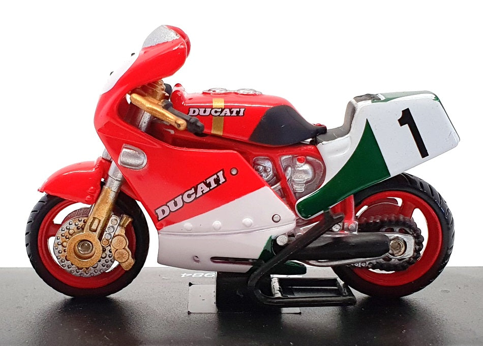 Newray 1/32 Scale 06036 - 1984 Ducati 750F1 Motorcycle - Red/Green