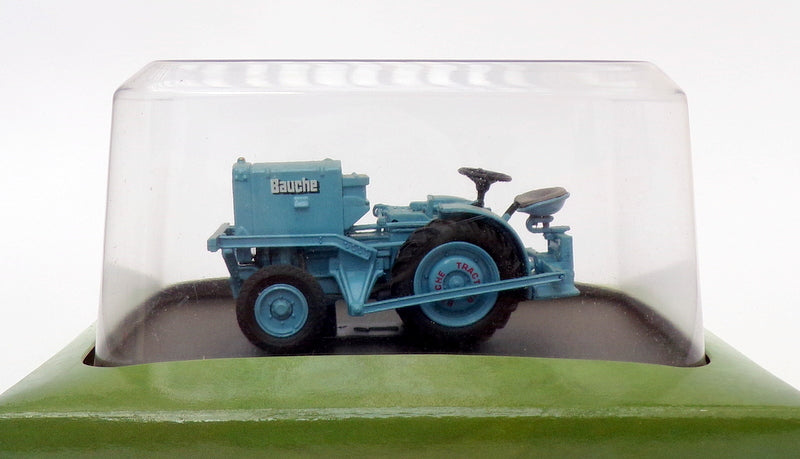 Hachette 1/43 Scale Model Tractor HT128 - 1957 Bauche "pousse-wagons - Blue