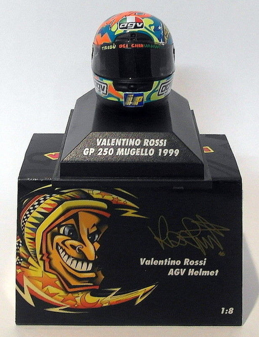 Minichamps 1/8 Scale 397 990076 - AGV Helmet GP 250 Mugello 1999 V. Rossi