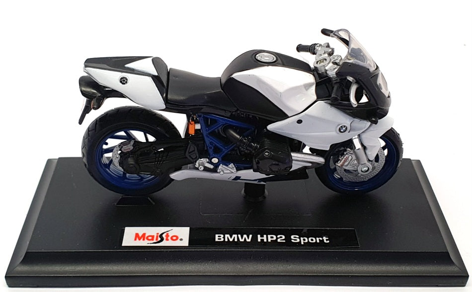 Maisto 1/18 Scale Motorbike 08010 - BMW HP2 Sport - Black/Blue/White