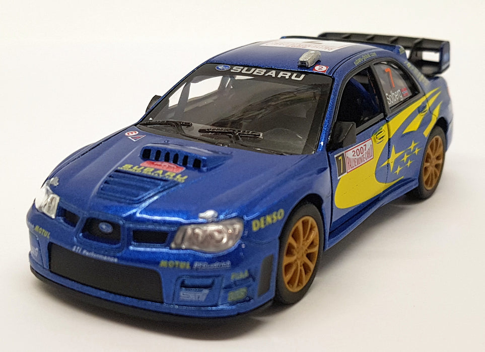 Subaru Impreza WRC 2007 - Kinsmart Pull Back & Go Metal Model Car