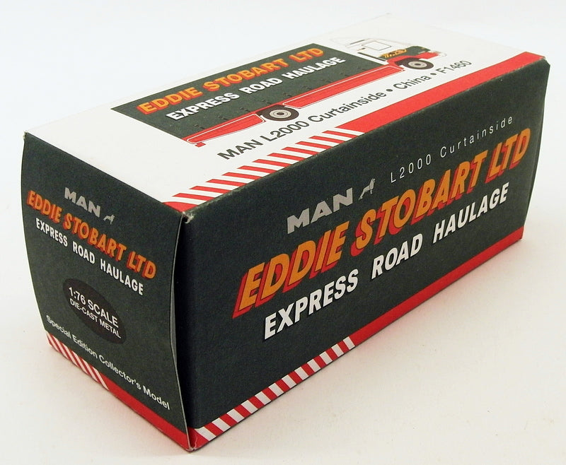 Atlas Editions 1/76 Scale 4 649 130 - MAN L2000 Curtainside - Stobart