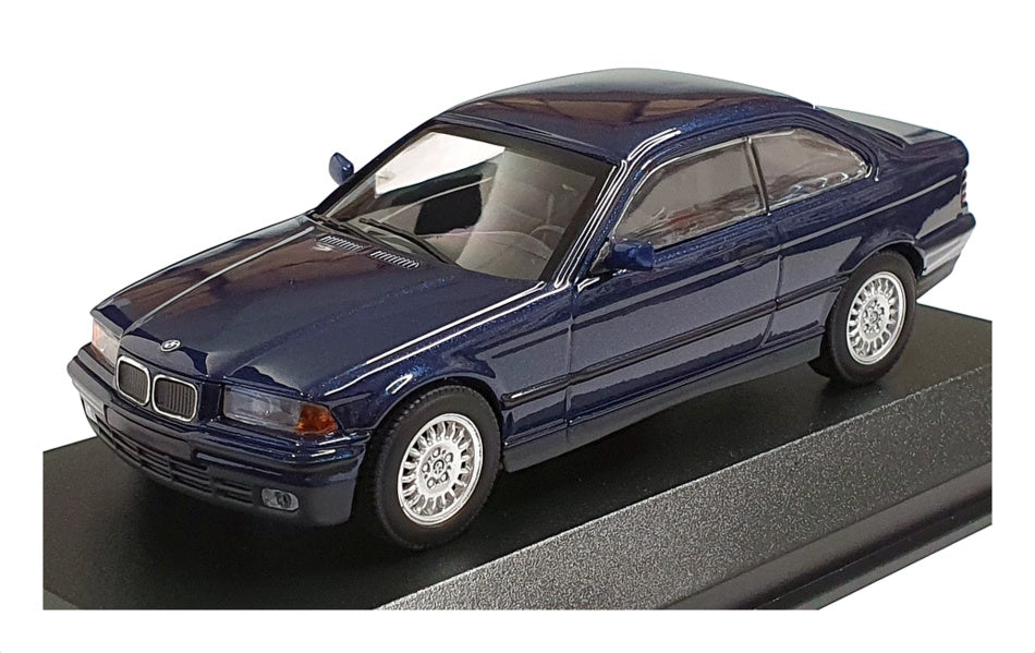Maxichamps 1/43 Scale 940 023321 - 1992 BMW 3-Series Coupe (E36) - Met Blue