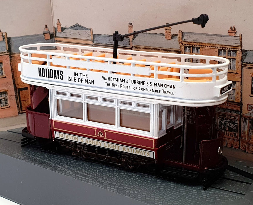 Corgi 1/72 Scale Diecast D991/5 - Tramcar Burton & Ashby - Maroon/White