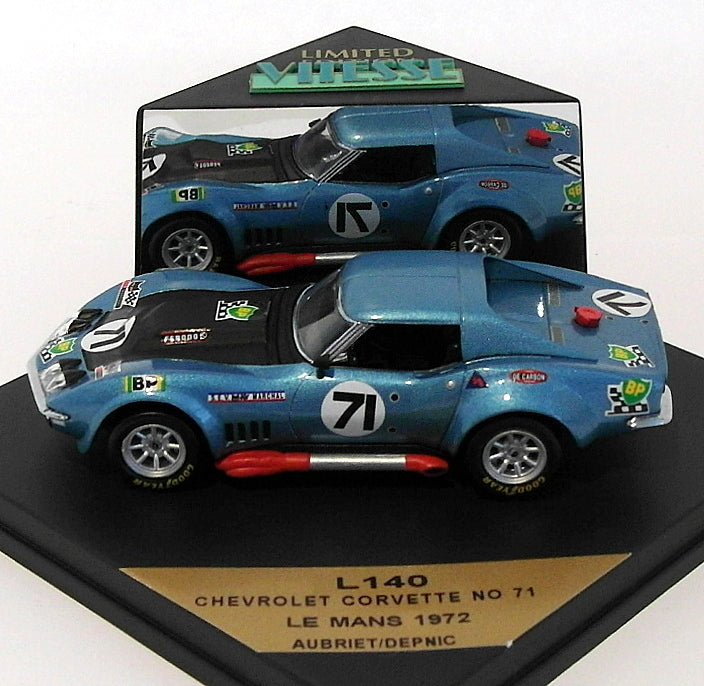 Vitesse Models 1/43 Scale L140 - Chevrolet Corvette #71 Le Mans 1972