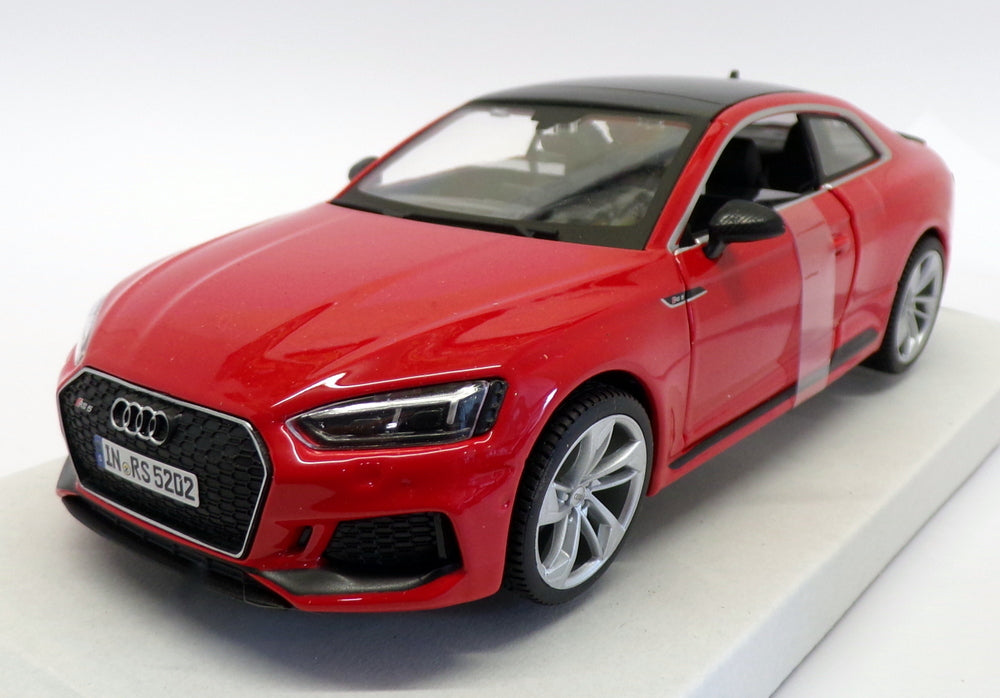 Burago 1/24 Scale Model Car 18-21090 - Audi RS 5 Coupe - Red