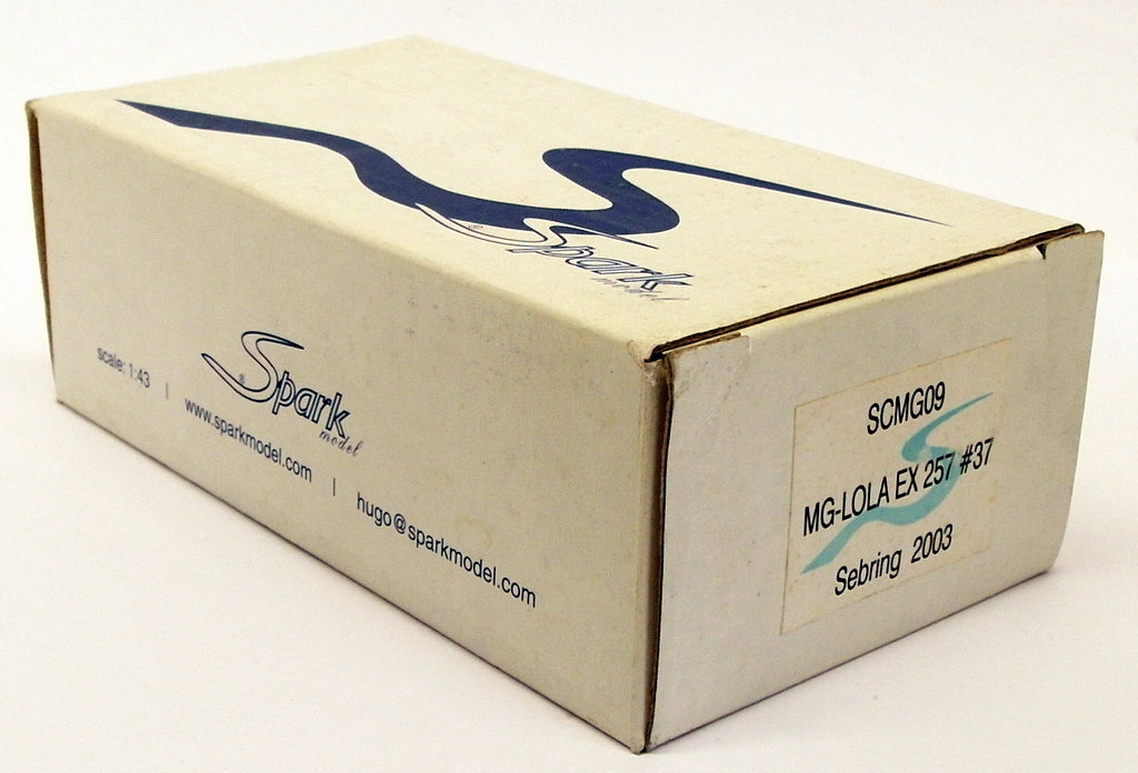 Spark 1/43 Scale Resin SCMG09 - MG Lola EX 257 - #37 Sebring 2003