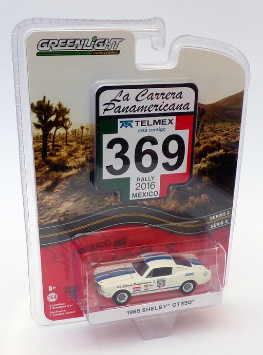 Greenlight 1/64 Scale 13260-D - 1965 Shelby GT350 - #369 Mexico