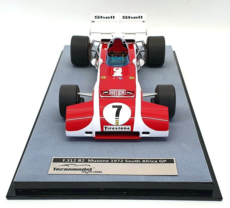 Tecnomodel 1/18 Scale TM18-194B - 1972 Ferrari 312 B2 S.Africa GP #7 M.Andretti