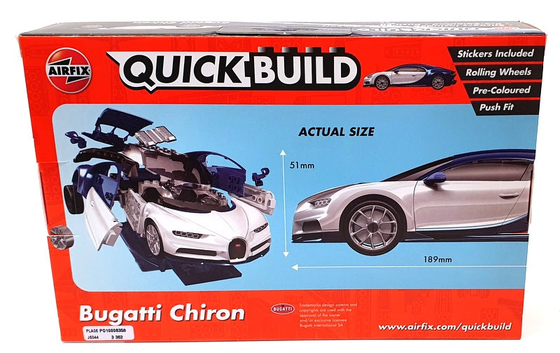 Airfix 19cm Long Quick Build Model Car Kit J6044 - Bugatti Chiron — R.M ...