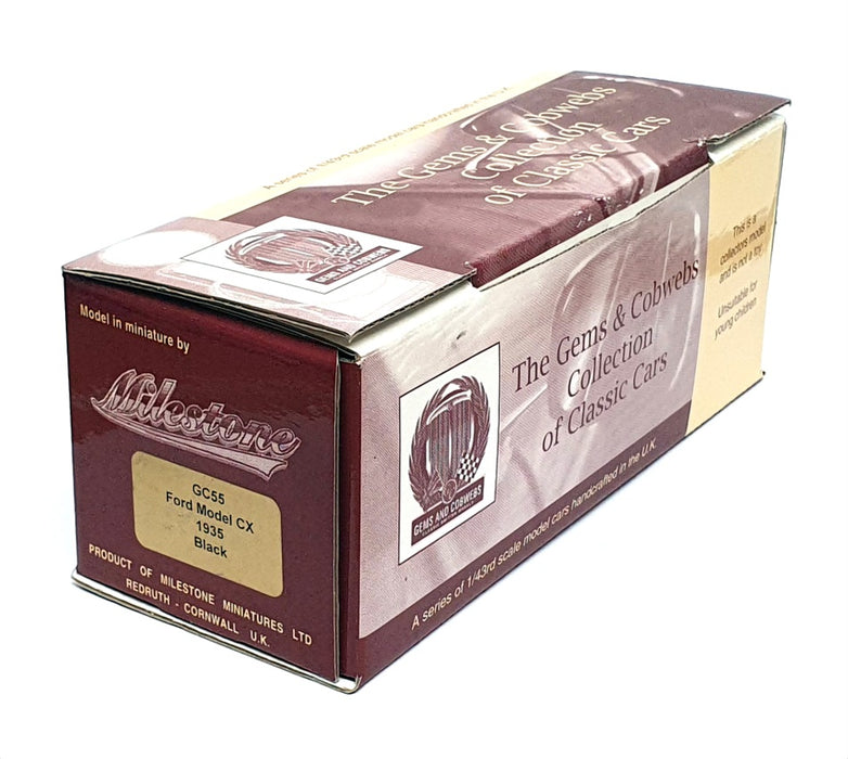 Milestone Miniatures 1/43 Scale GC55 - 1935 Ford Model CX - Black