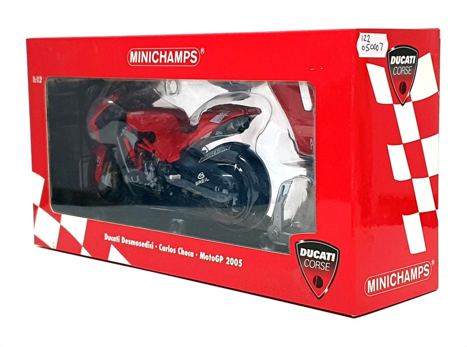 Minichamps 1/12 Scale 122 050007 - Ducati Desmosedici C. Checa MotoGP 2005