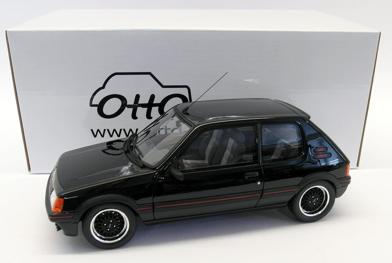 Otto 1/18 Scale Resin - OT796 Peugeot 205 GTi Gutmann Black