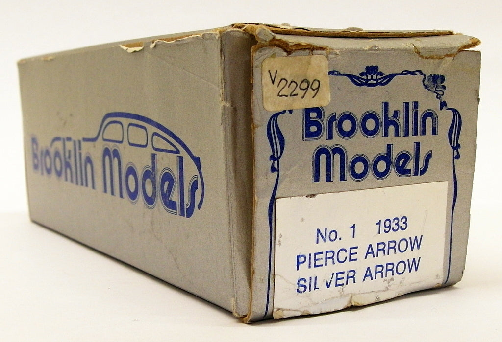 Brooklin Models 1/43 Scale BRK1 008B - 1933 Pierce Arrow Silver Arrow