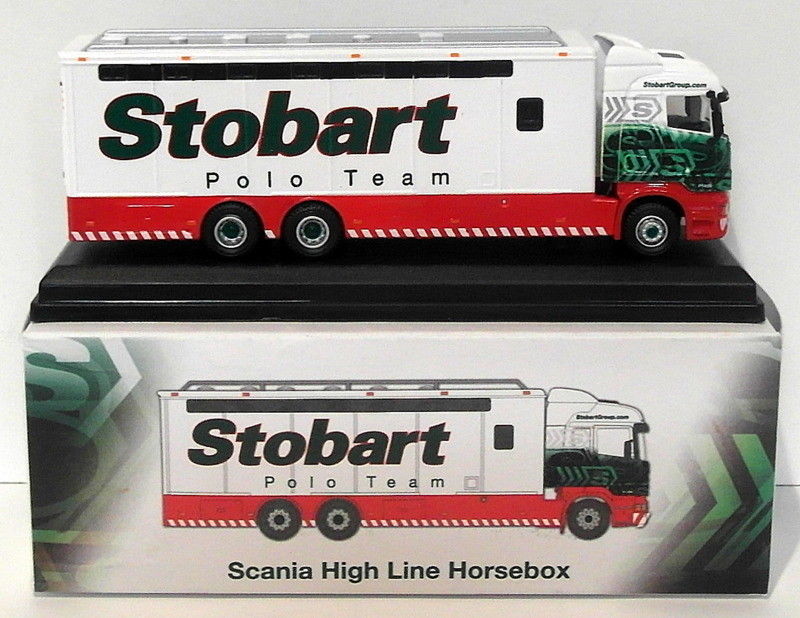 Atlas 1/76 Scale Model Truck 4 649 108 - Scania High Line Horsebox - Stobart