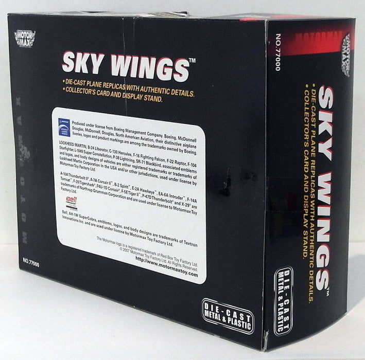 Motormax Skywings 1/100 Scale 77020 - AH-1W Super Cobra With Display Stand