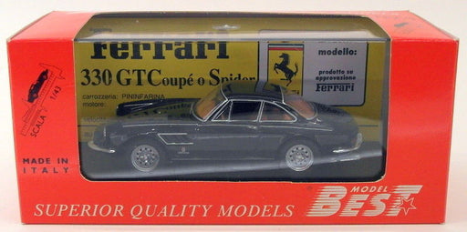 Best Models 1/43 Scale Model Car 9101 - 1966 Ferrari 330 GTC - Black