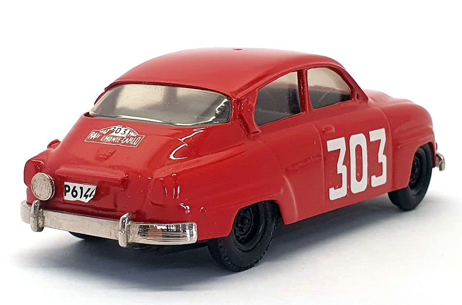 Small Wheels 1/43 Scale Model Car SW4621 - Saab Rally 1962 #303 Red