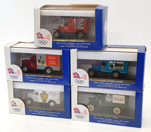 Lledo Set Of 5 Diecast Vans 10028 - The Olympic Games