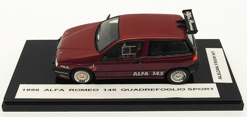 Alezan 1/43 Scale Resin Built Kit 270 - 1996 Alfa Romeo 145 Quadrifolio Sport