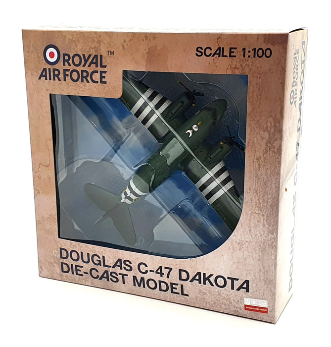 PGS Ltd 1/100 Scale Diecast 40622 - Douglas C-47 Dakota Aircraft - RAF