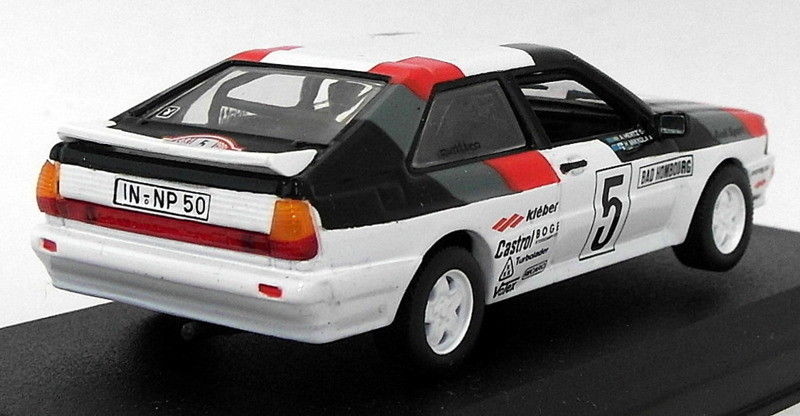 Detail Cars 1/43 Scale Diecast ART493 - Audi Quattro #5 1985 Rally Montecarlo