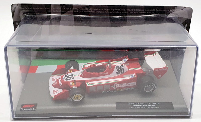 Altaya 1/43 Scale Model Car 1101IR18 -Alfa Romeo 177 1979 V.Brambilla