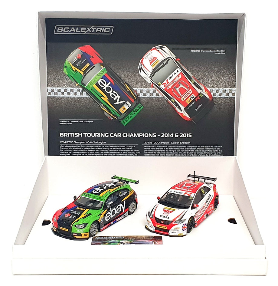 Scalextric 1/32 Scale C3694A - BMW Honda BTCC Champions 2014 & 2015 — R ...