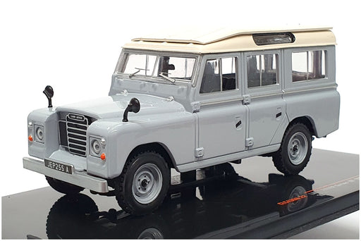 Ixo 1/43 Scale CLC436N.22 - 1978 Land Rover SIII 109 Station Wagon - Grey/White