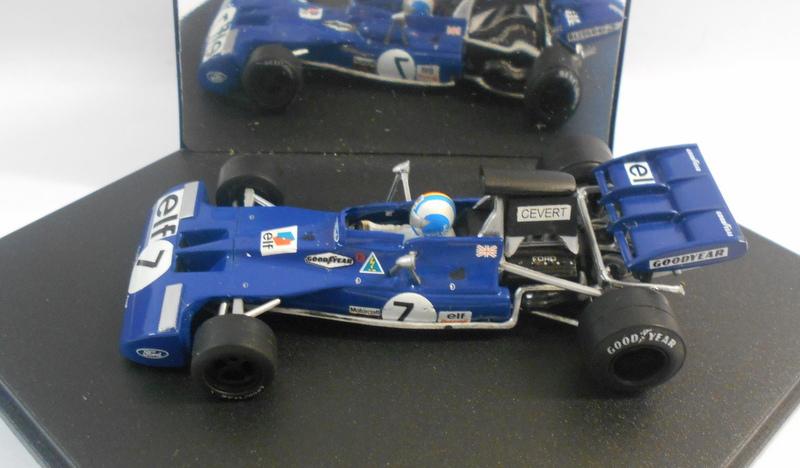 Quartzo 1/43 Scale - 4064 TYRELL 002 FRANCOISE CEVERT FRENCH GP 1972