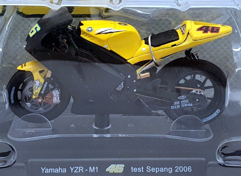 Altaya 1/18 Scale FFR35 - Yamaha YZR M1 #46 Valentino Rossi Test Sepang 2006