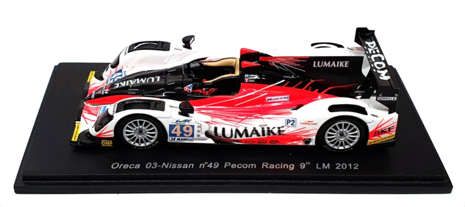 Spark 1/43 Scale S3727 - Oreca 03-Nissan Pecom Racing 9th Le Mans 2012