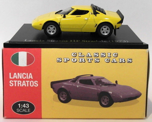 Atlas Editions 1/43 Scale Dioecast 4 656 127 - Lancia Stratos - Yellow