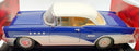 MIRA 1/18 Scale Model Car 6151 - 1955 Buick Century - Blue/White